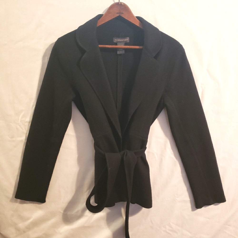 Banana Republic Womens Wool Blazer Jacket Career Office Wear Size Small